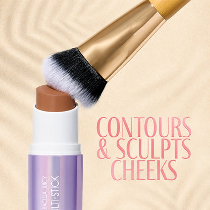 Double-Ended Cream Blush & Bronzer Multi Stick – Free Dual Blending Brush | Multi-Use Cheek & Lip Tint Stick