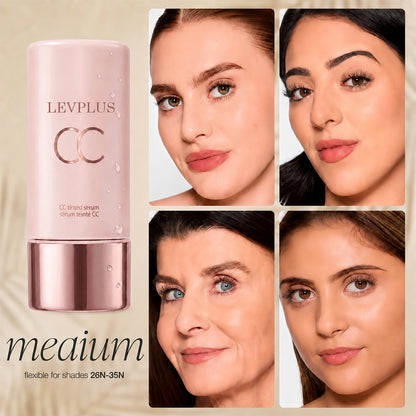 summer skin essentials - CC color-correcting tinted serum + creaseless SPF 30 mineral setting powder