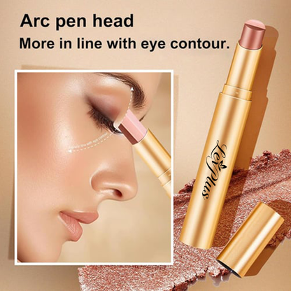 3-Color Gradient Cream Eyeshadow Stick | Multi-Use Twist-Up Eye Makeup