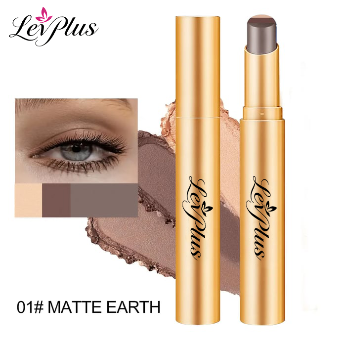 3-Color Gradient Cream Eyeshadow Stick | Multi-Use Twist-Up Eye Makeup