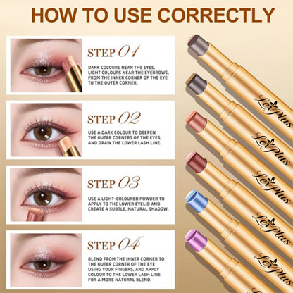 3-Color Gradient Cream Eyeshadow Stick | Multi-Use Twist-Up Eye Makeup