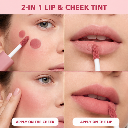 LEVPLUS™ Nude Blur Tint| Soft Matte Lip Gloss