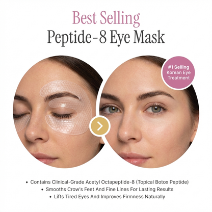 Crepey Under-Eyes Begone | LEVPLUS Deep Peptide Collagen Mask
